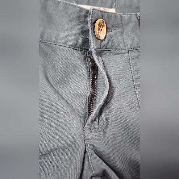 ♥️ OP JUNIORS MID RISE TWILL SHORTS SIZE 5 - GREY ♥️ - Picture 4 of 13